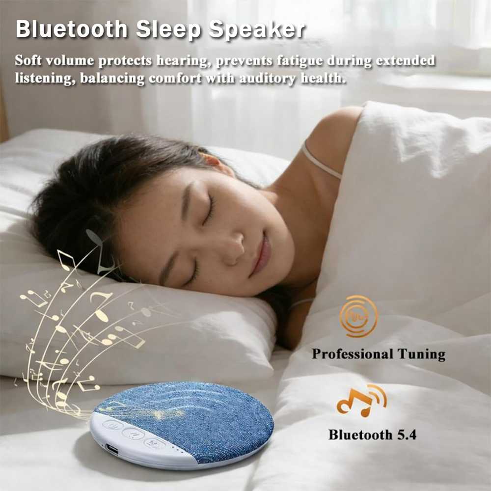 Bluetooth Timer Pillow Speaker for Sleeping