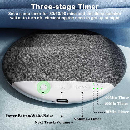 Bluetooth Timer Pillow Speaker for Sleeping