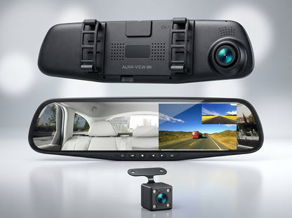 Vehicle Blackbox DVR with Full 1080 HD Front & Rear View Camera